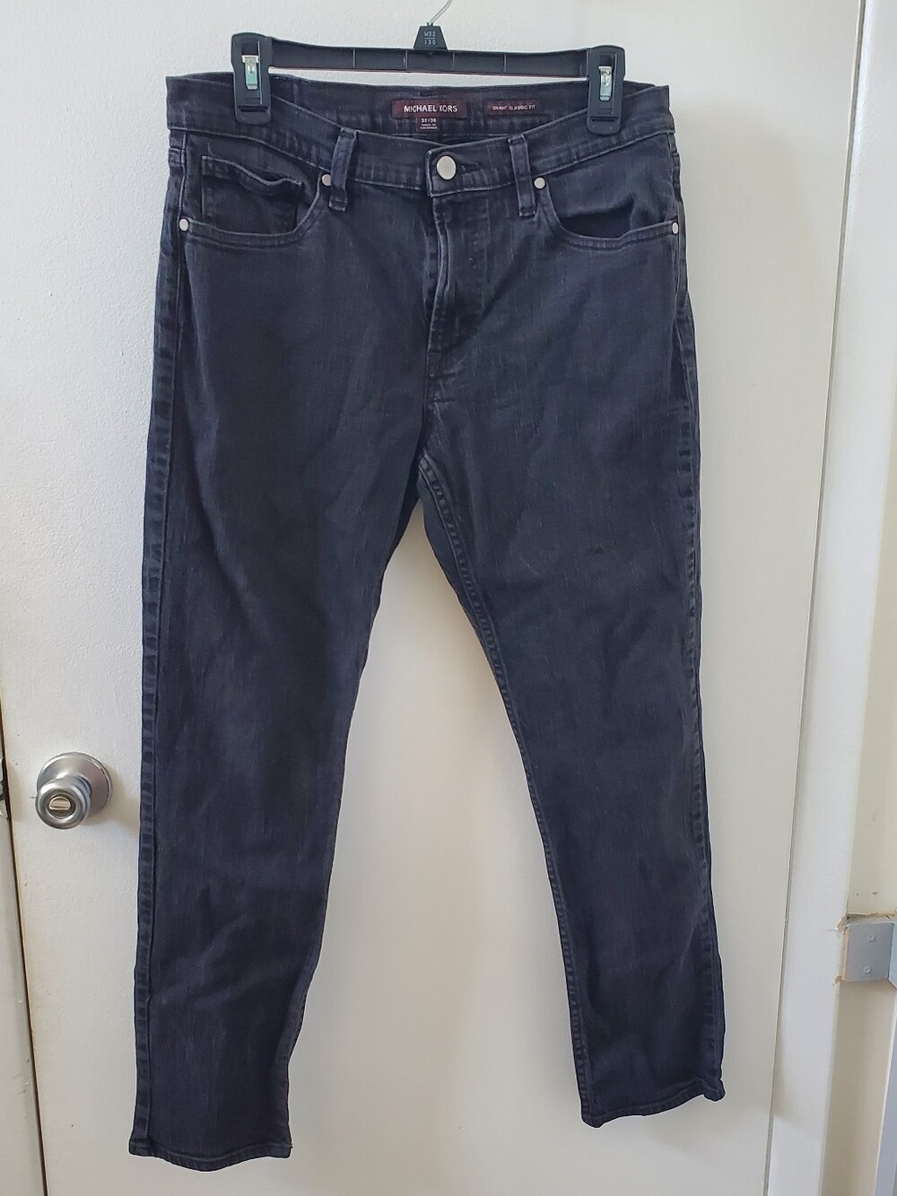 Michael Kors Black Jeans Grant Classic Fit Men’s 32x30